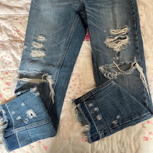 Abercrombie and Fitch Annie high rise girlfriend denim jeans - Picture 4 of 5